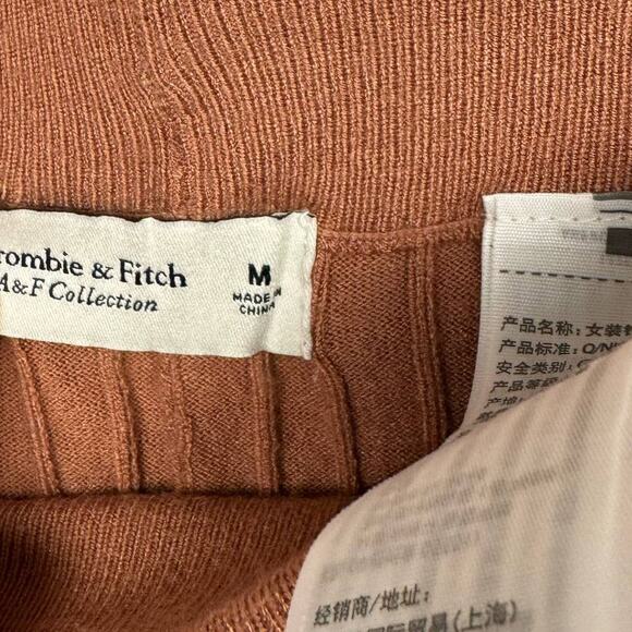 ABERCROMBIE & FITCH | Tan Soft Ribbed Knit Loungewear Pants | Women's M - Picture 6 of 11